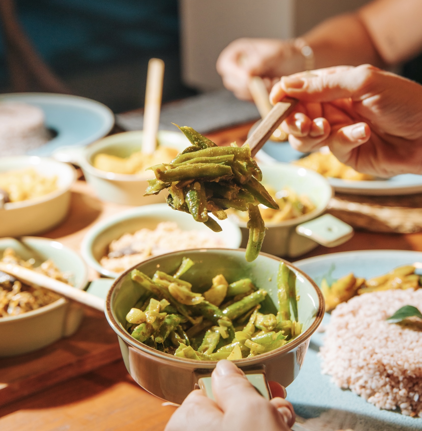 Candle-lit dinner at Rice & Spice